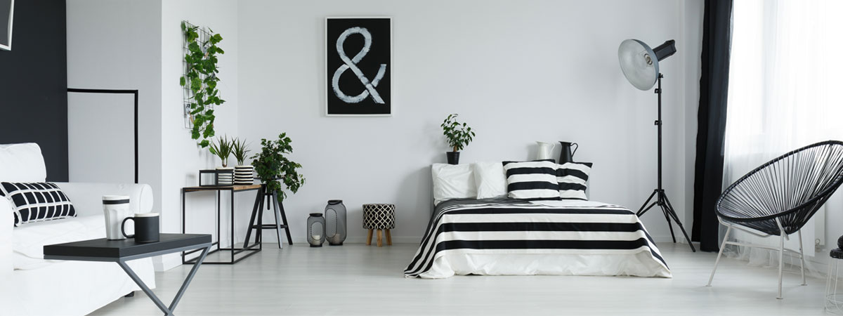 BLACK AND WHITE BESPOKE FURNITURE FOR BEDROOMS