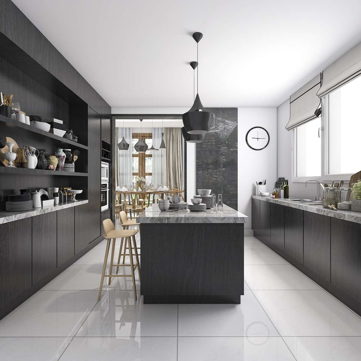 MODERN KITCHEN DESIGNS WITH UPBEAT CUPBOARDS