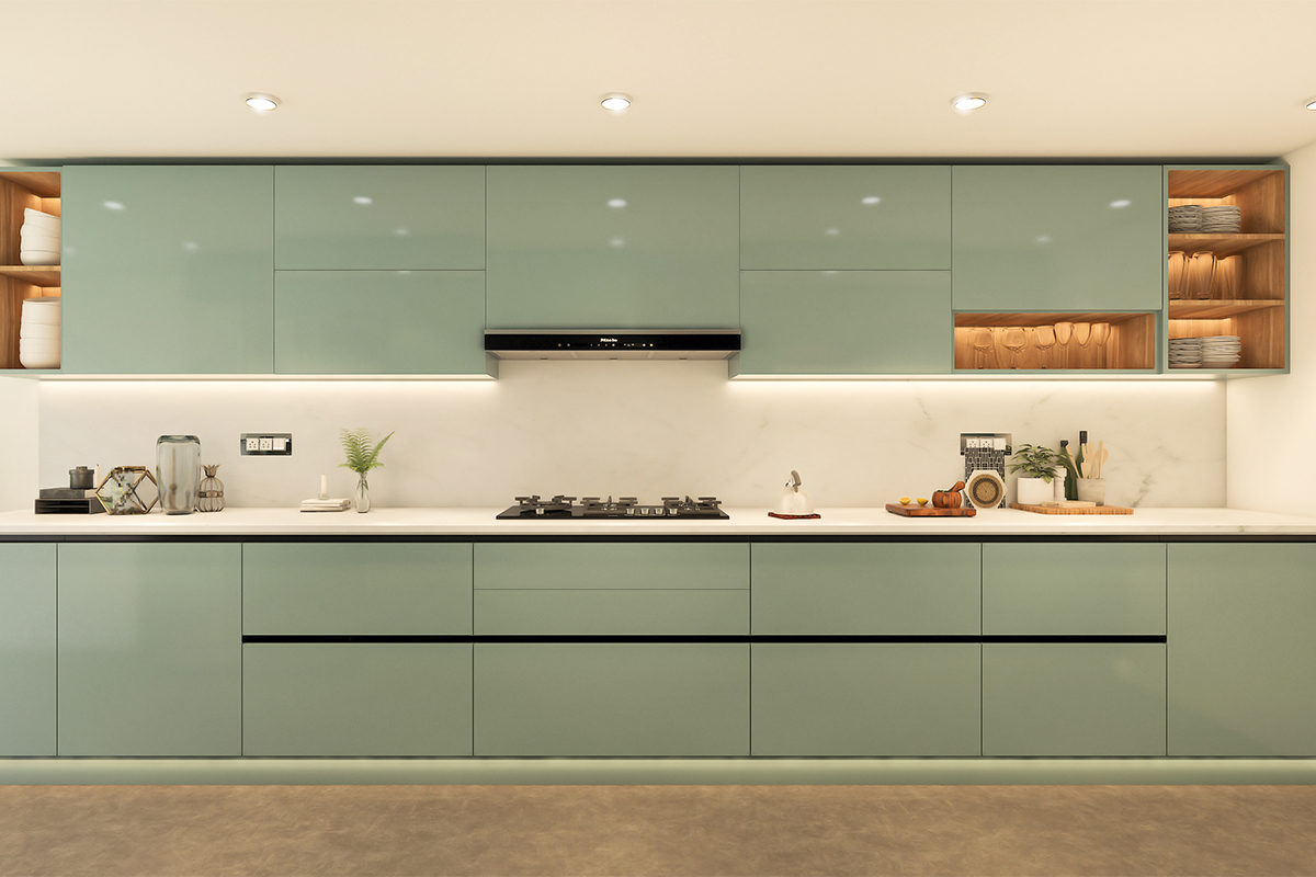 Trendiest Modular Kitchen Design Ideas For You By TEL Kitchens   Straight Kitchen 